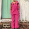 2024 New Women's Fleece Warm Overalls Loose Casual Jumpsuits (Buy 2 Free Shipping)