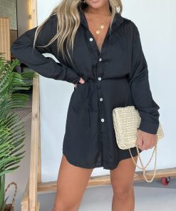 Satin Covered Nights Romper Dress Set (Buy 2 Free Shipping)