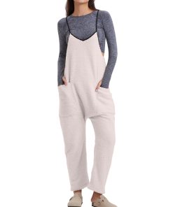 Women's Adjustable Strap Fleece Jumpsuit (Buy 2 Free Shipping)
