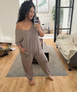 Women's Solid Color Ultra-loose Jumpsuit Overalls (Buy 2 Free Shipping)