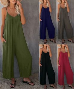 2024 New Flowy Jumpsuit with Pockets (Buy 2 Free Shipping)