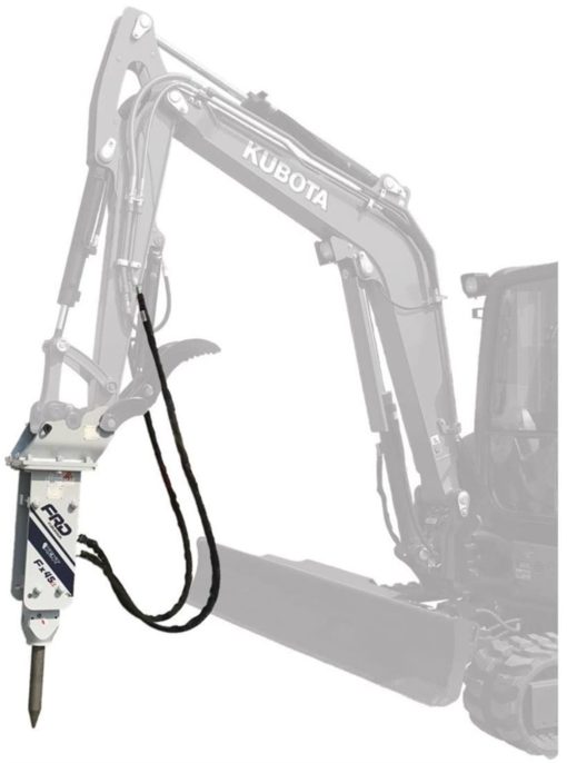 FRD (Kent) Hydraulic Breaker - Kubota K7870 Quick Attach Excavator Mount - Image 2