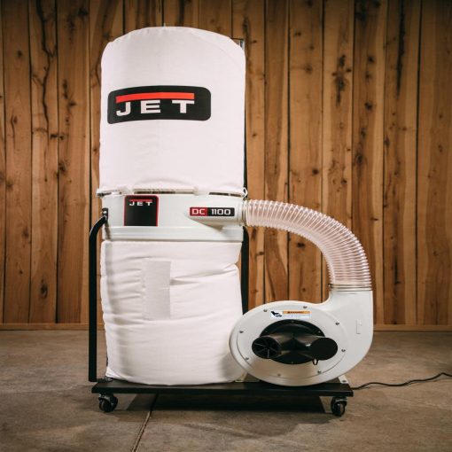 DC-1100VX-BK Dust Collector, 1.5 HP 1PH 115/230 V, 30-Micron Bag Filter Kit - Image 6