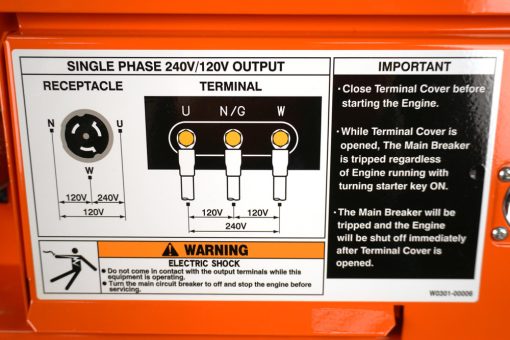 Kubota GL14000 Diesel Generator 14KW Auto Start - Image 9