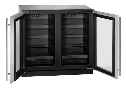 U-Line 3000 Series 36" Stainless Frame Dual-Zone Refrigerator - Image 2