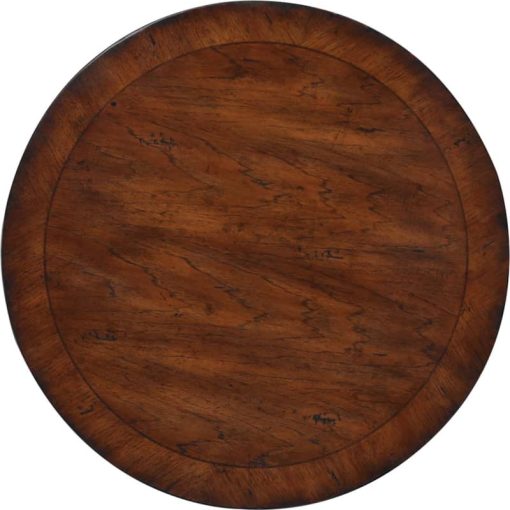 Hooker Furniture Living Room Round Pedestal Accent Table - Image 2