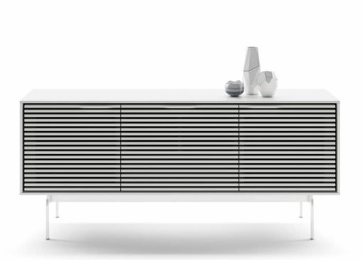 BDI Align Satin White Triple Console Cabinet - Image 2