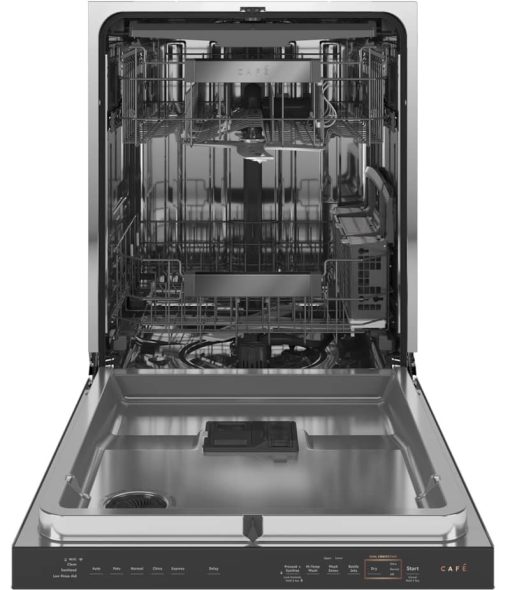 Cafe 24" Platinum Glass Dishwasher With Hidden Controls - Image 3