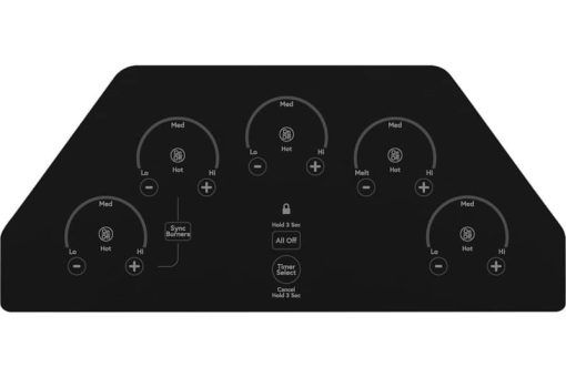 Cafe ADA 30" Black Built-In Electric Cooktop - Image 2