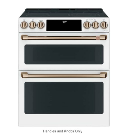 Cafe Brushed Bronze Front Control Electric Knobs and Handles - Image 2