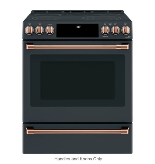Cafe Brushed Copper Front Control Electric Knobs and Handles - Image 2