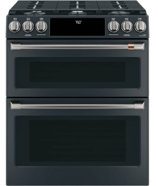 Cafe Brushed Black Front Control Gas Knobs & Handles - Image 2