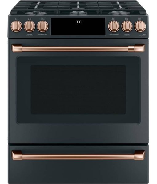 Cafe Brushed Copper Front Control Gas Knobs & Handles - Image 2