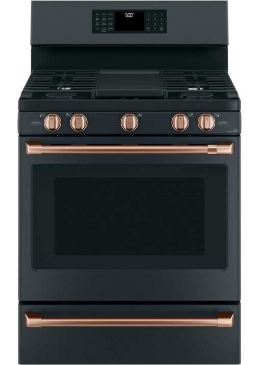 Cafe Brushed Copper Freestanding Gas Knobs and Handles - Image 2