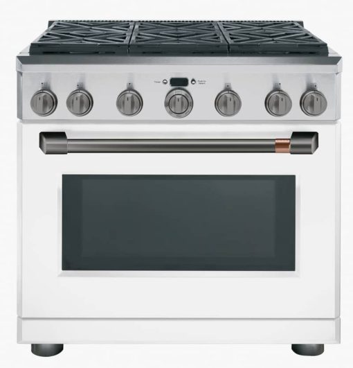 Cafe 36" Brushed Black Handle & Knob Set For Pro Range - Image 2