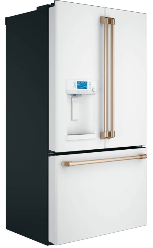 Cafe ADA 22.2 Cu. Ft. Matte White Smart Counter-Depth French Door Refrigerator With Hot Water Dispenser - Image 4
