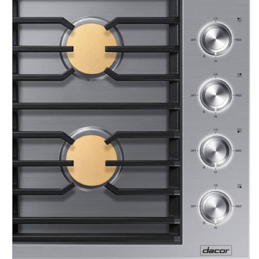 Dacor Contemporary 30" Stainless Steel Natural Gas Cooktop - Image 2