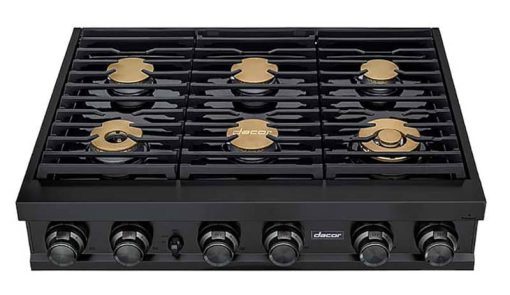 Dacor Contemporary 36" Graphite Stainless Steel Natural Gas Rangetop - Image 2