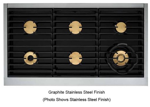 Dacor Contemporary 48" Graphite Stainless Steel Natural Gas Rangetop - Image 2