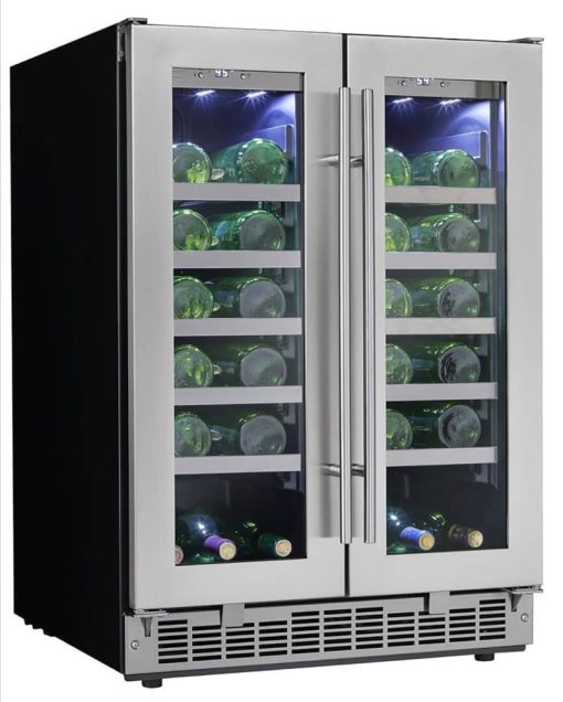 Danby Silhouette Napa 24" Stainless Frame French Door Wine Cooler - Image 2