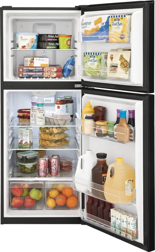 Frigidaire ADA 11.6 Cu. Ft. Black Top Freezer Apartment-Size Refrigerator - Image 2