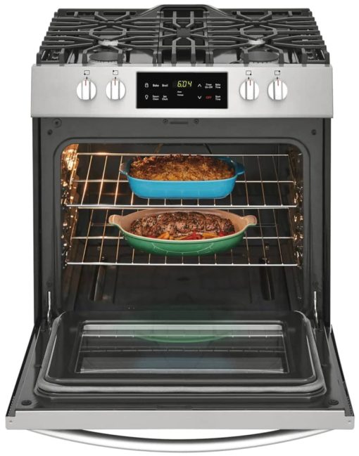 Frigidaire ADA 30" Stainless Steel Front Control Gas Range - Image 2