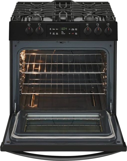 Frigidaire ADA 30" Black Front Control Freestanding Gas Range - Image 2