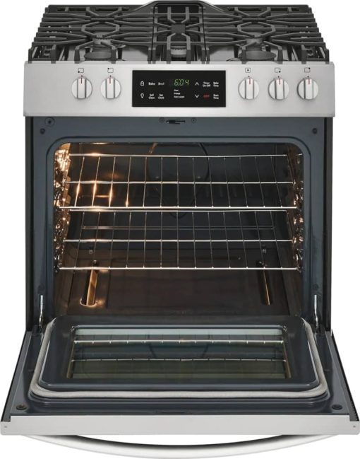 Frigidaire ADA 30" Stainless Steel Front Control Freestanding Gas Range - Image 2