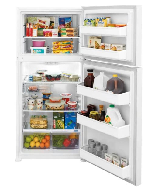 Frigidaire ADA 18.3 Cu. Ft. White Top Freezer Refrigerator - Image 2