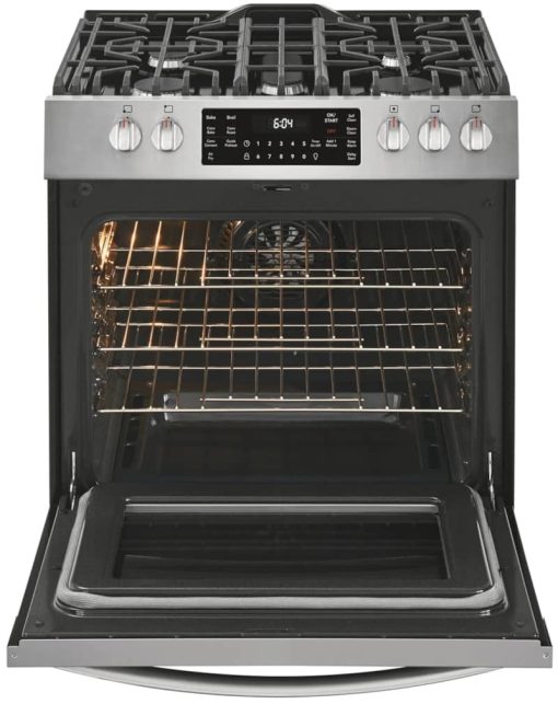 Frigidaire Gallery ADA 30" Smudge-Proof Stainless Steel Front Control Gas Range With Air Fry - Image 2