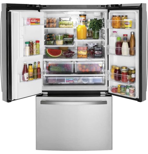 GE ADA ENERGY STAR 25.6 Cu. Ft. Fingerprint Resistant Stainless Steel French-Door Refrigerator - Image 2