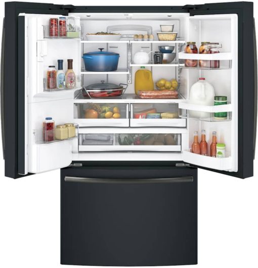 GE ADA ENERGY STAR 27.7 Cu. Ft. Black Slate French-Door Refrigerator - Image 2