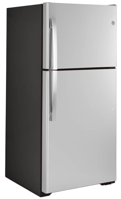 GE ENERGY STAR 19.2 Cu. Ft. Stainless Steel Top-Freezer Refrigerator - Image 4