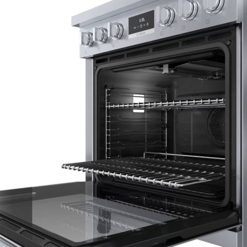 Bosch 800 Series 30" Stainless Steel Industrial-Style Dual Fuel Range - Image 2