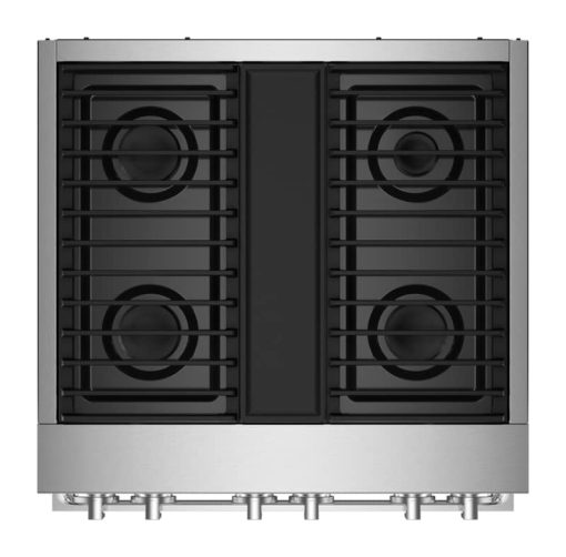 JennAir NOIR 30" Stainless Steel Professional-Style Dual-Fuel Range - Image 4