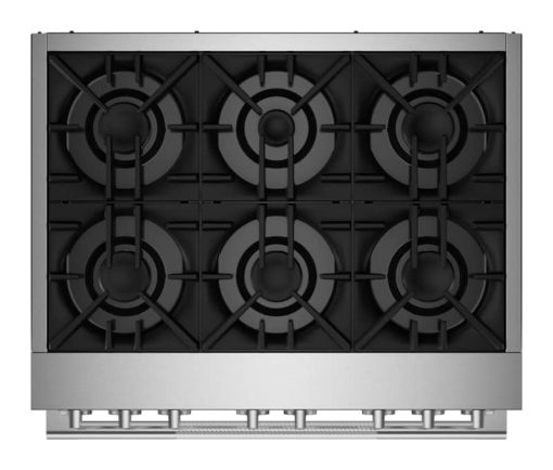 JennAir RISE 36" Stainless Steel Professional-Style Dual-Fuel Range - Image 4