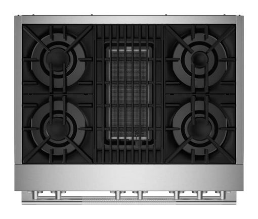 JennAir RISE 36" Stainless Steel Professional-Style Dual-Fuel Range With Gas Grill - Image 4
