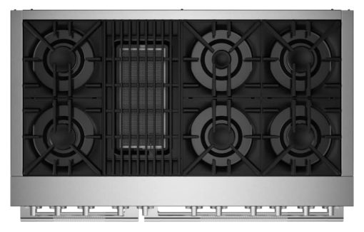 JennAir RISE 48" Stainless Steel Professional Style Dual-Fuel Range With Gas Grill - Image 4
