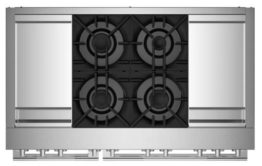 JennAir RISE 48" Stainless Steel Professional-Style Dual-Fuel Range With Chrome-Infused Griddles - Image 2