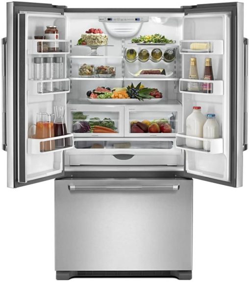 JennAir RISE 36" Stainless Steel French Door Freestanding Refrigerator - Image 2