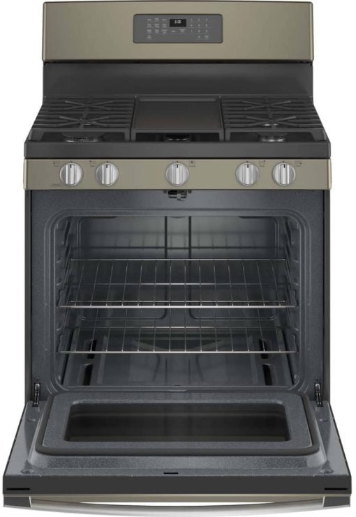 GE 30" Slate Freestanding Gas Range - Image 2