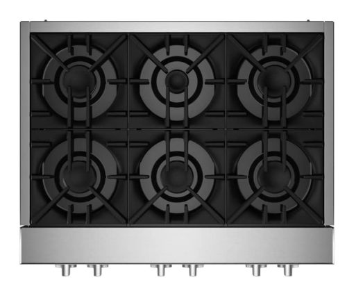 JennAir RISE 36" Stainless Steel Gas Rangetop - Image 2