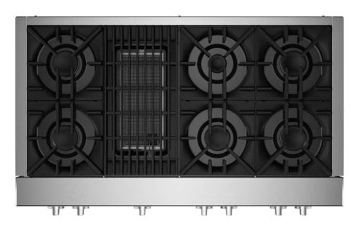 JennAir RISE 48" Stainless Steel Gas Professional-Style Rangetop With Grill - Image 2