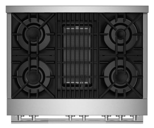JennAir RISE 36" Stainless Steel Gas Professional-Style Range With Grill - Image 4