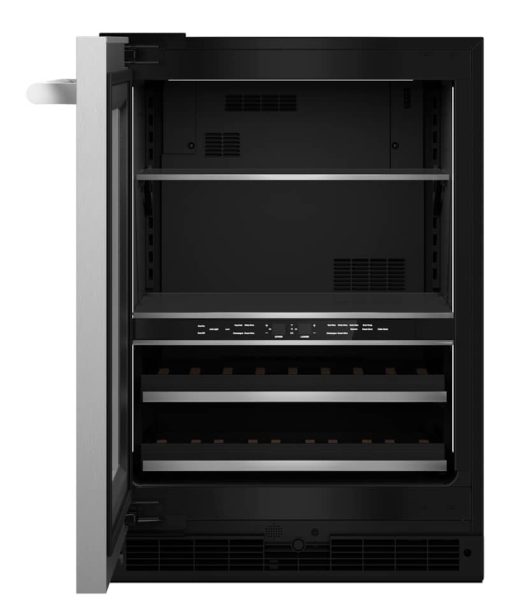 JennAir RISE 24" Stainless Frame Left-Hinge Built-In Undercounter Beverage Center - Image 2