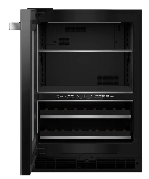 JennAir NOIR 24" Black Frame Left-Hinge Built-In Undercounter Beverage Center - Image 2