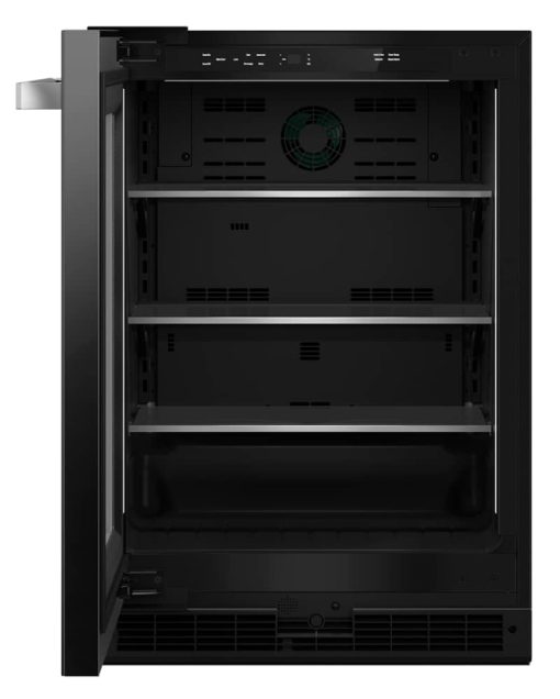 JennAir NOIR 24" Black Glass Door Left-Hinge Undercounter Refrigerator - Image 2