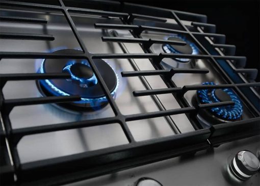 KitchenAid 30" Stainless Steel 5-Burner Gas Cooktop With Griddle - Image 2