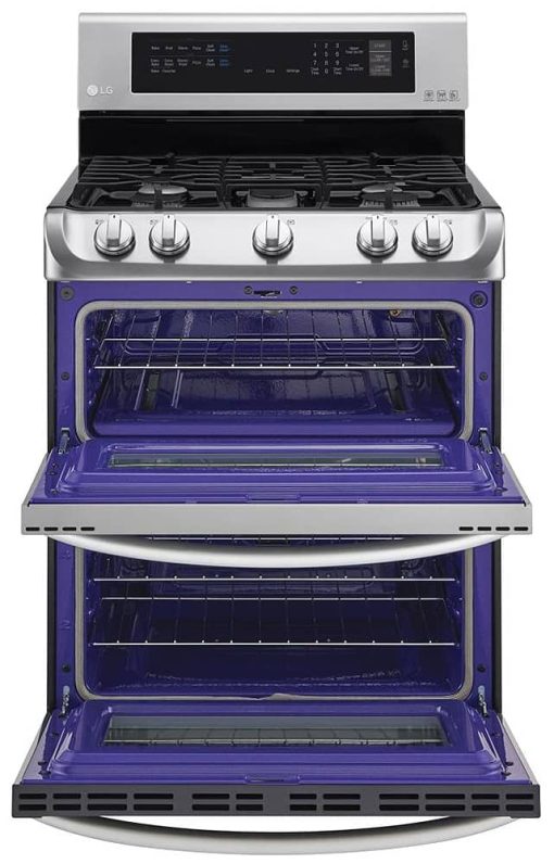 LG 6.9 Cu. Ft. Stainless Steel Gas Double Oven Range With ProBake Convection And EasyClean - Image 2