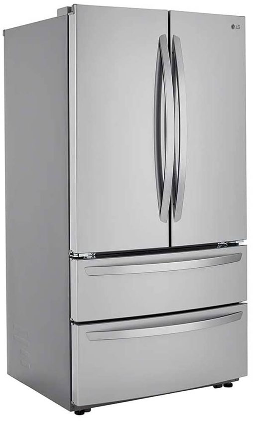 LG 27 Cu. Ft. PrintProof Stainless Steel 4Door French Door Refrigerator - - Image 3